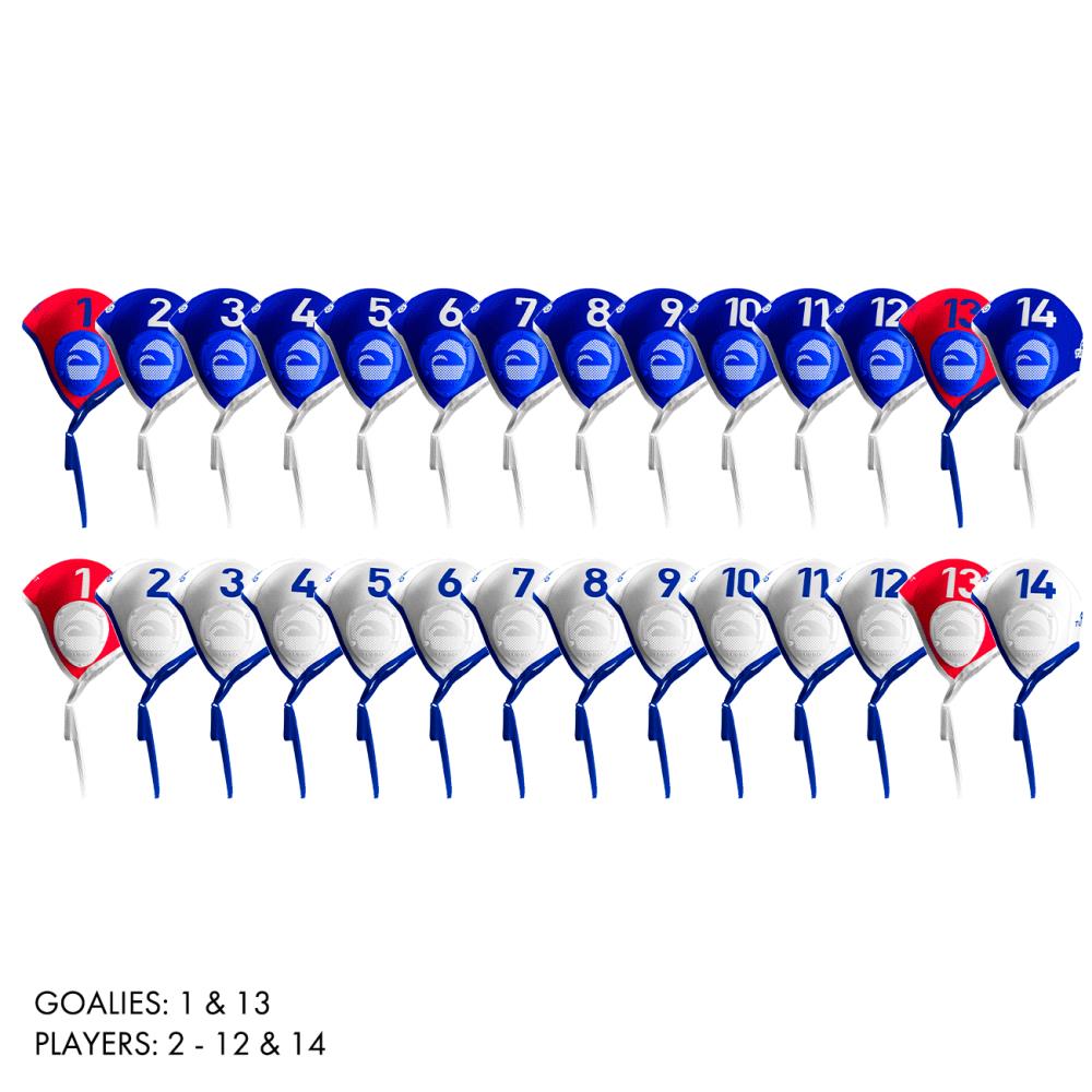 Waterpolo capset Turbo 28 stuks
